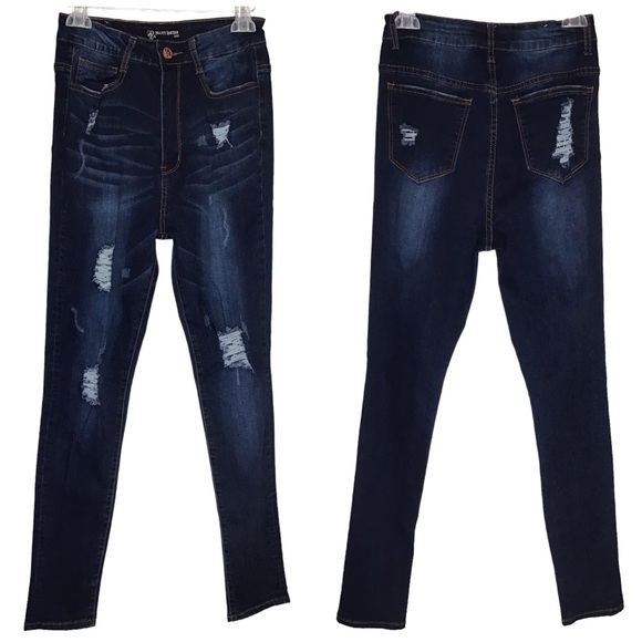 Project Eighteen High Rise Skinny Jeans Dark Wash Size 29 - Picture 10 of 12